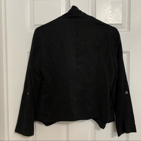 Cartonnier black drape front blazer - Picture 6 of 11